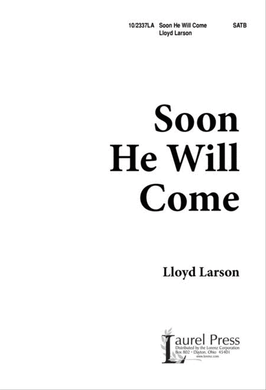 Soon He Will Come 4-Part scores gallery preview page 1