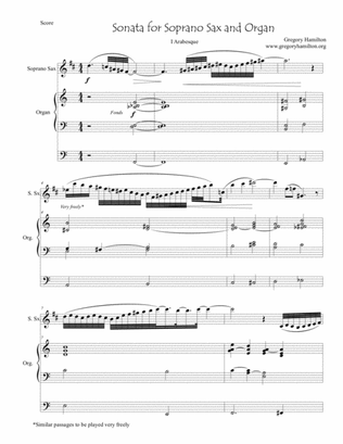 Sonata for Alto Sax and Organ