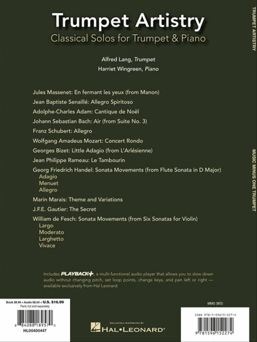 Trumpet Artistry: Classical Solos for Trumpet & Piano Trumpet Solo scores gallery preview page 8