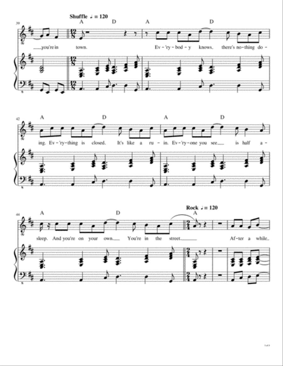 Good Morning Good Morning Voice scores gallery preview page 4
