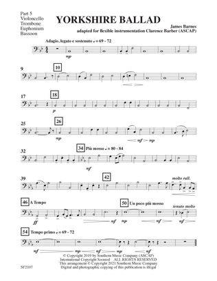 Yorkshire Ballad, 2nd Edition - Tromb-Euph-Bassoon-Cello 5