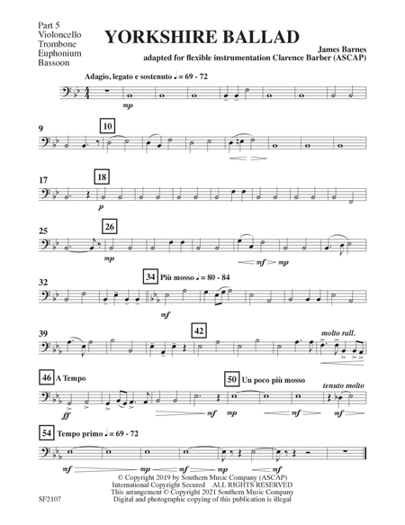 Yorkshire Ballad, 2nd Edition - Tromb-Euph-Bassoon-Cello 5