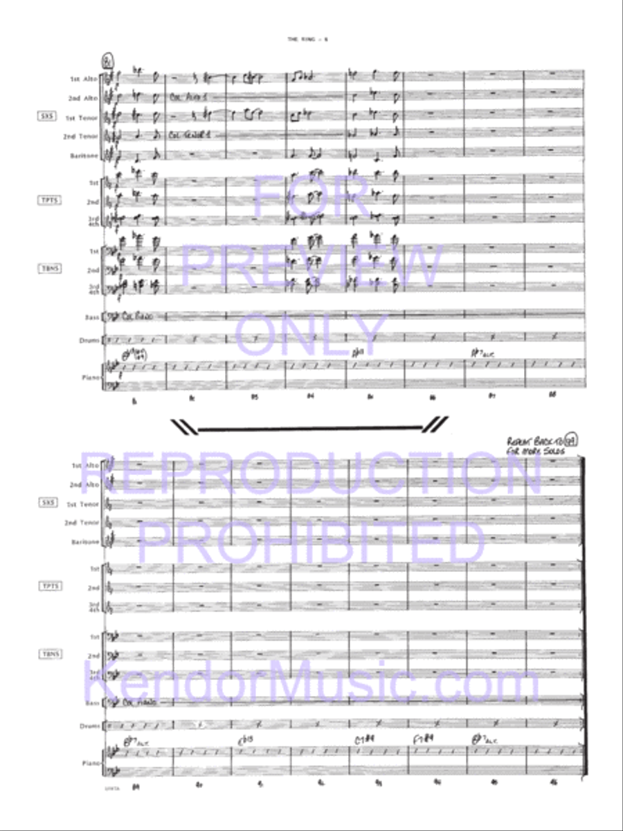Ring, The Jazz Ensemble scores gallery preview page 7