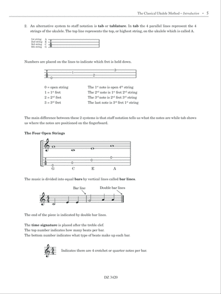The Classical Ukulele Method Ukulele scores gallery preview page 5