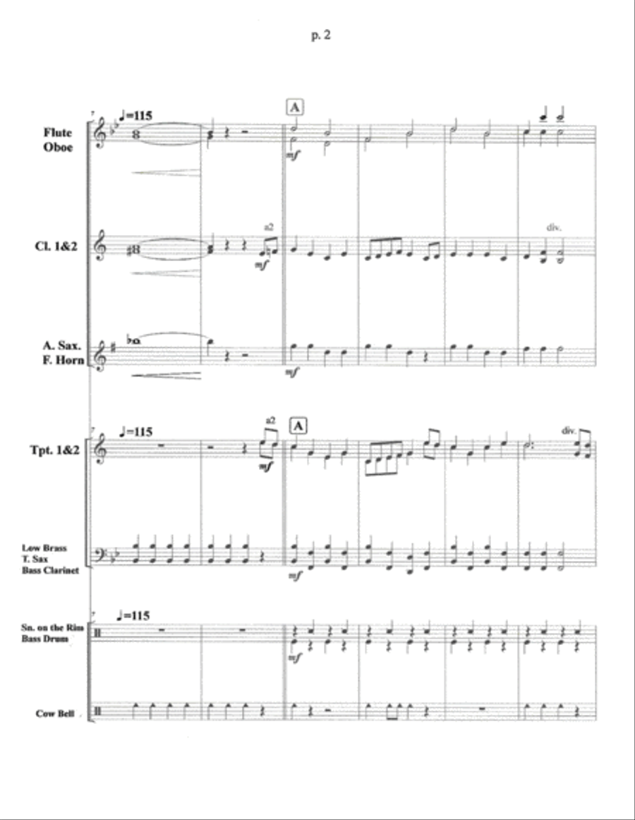 CHUGGA CHUGGA CHOO CHOO Concert Band scores gallery preview page 6