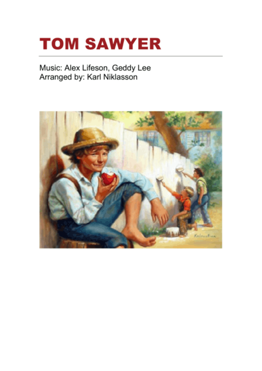 Tom Sawyer Tom Sawyer Jazz Ensemble scores gallery preview page 1