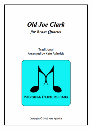 Book cover for Old Joe Clark - for Brass Quartet