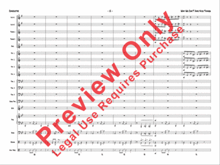 Why We Can't Have Nice Things Jazz Ensemble scores gallery preview page 13