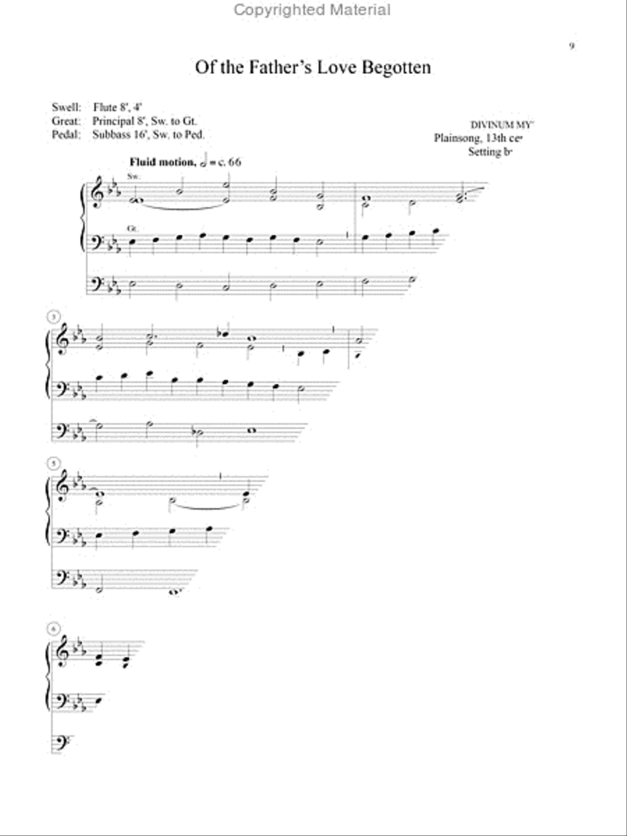 Twenty-Six Hymn Introductions Organ scores gallery preview page 6