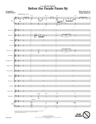 Book cover for Before The Parade Passes By - Full Score