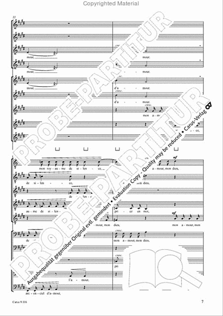 Louange a l'eternite de Jesus Choir scores gallery preview page 8