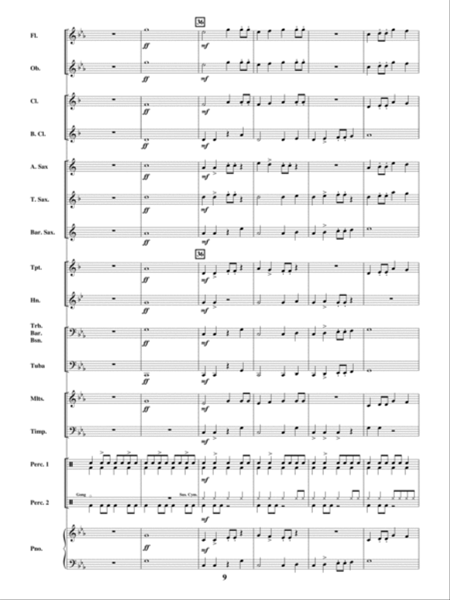 Mojo Mojo Concert Band scores gallery preview page 8