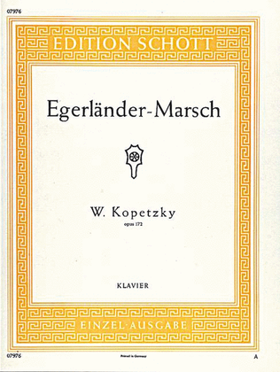 Book cover for Egerländer-Marsch
