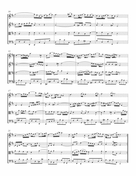 Air from Orchestral Suite No. 3, BWV 1068 - Score and Parts