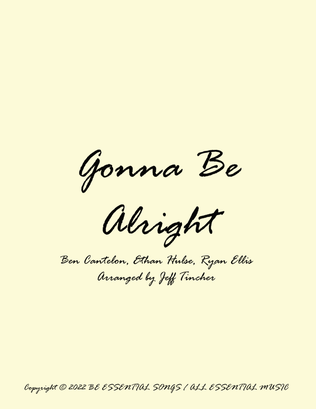 Book cover for Gonna Be Alright