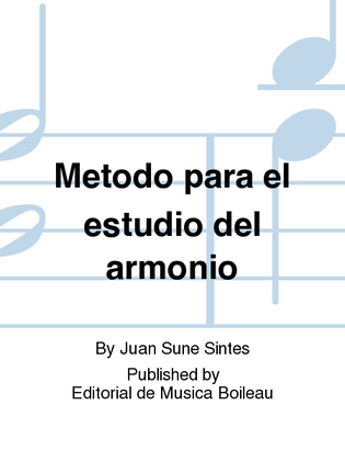Metodo para el estudio del armonio