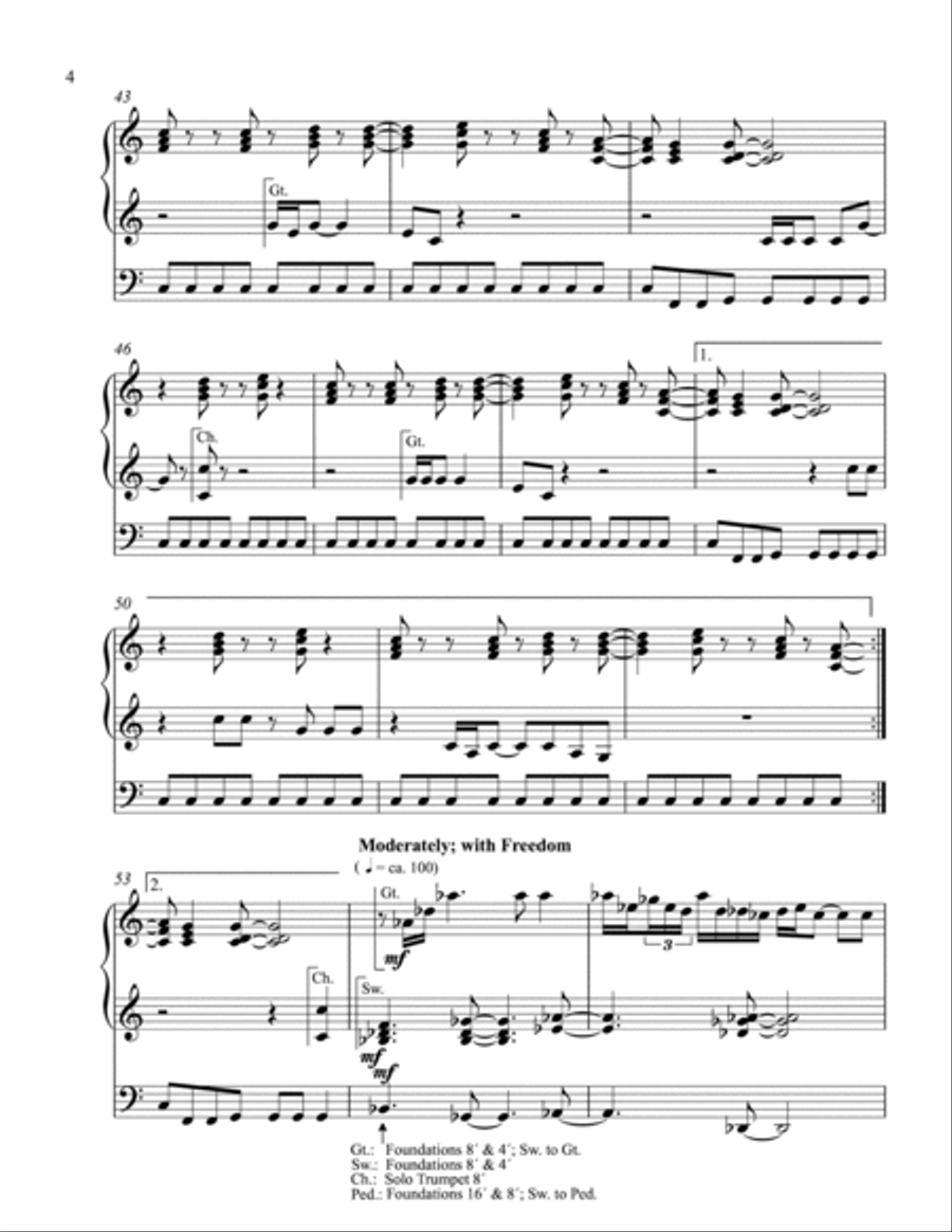 Jump Organ Solo scores gallery preview page 4