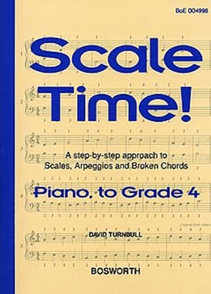 Book cover for Scale Time! Grade 4 Piano
