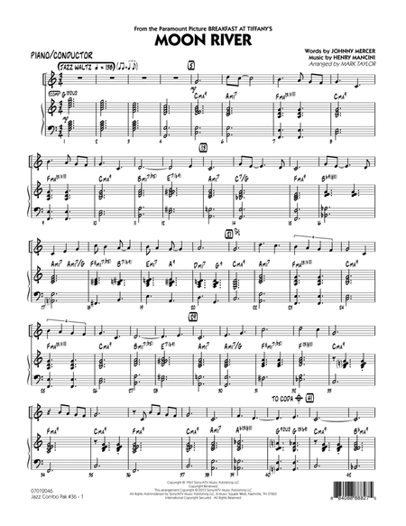 Jazz Combo Pak #36 (Henry Mancini) - Piano/Conductor Score