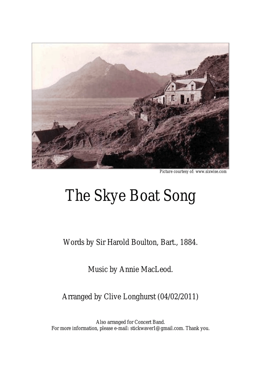 The Skye Boat Song (Brass Band Parts - Full Set) Brass Band scores gallery preview page 1