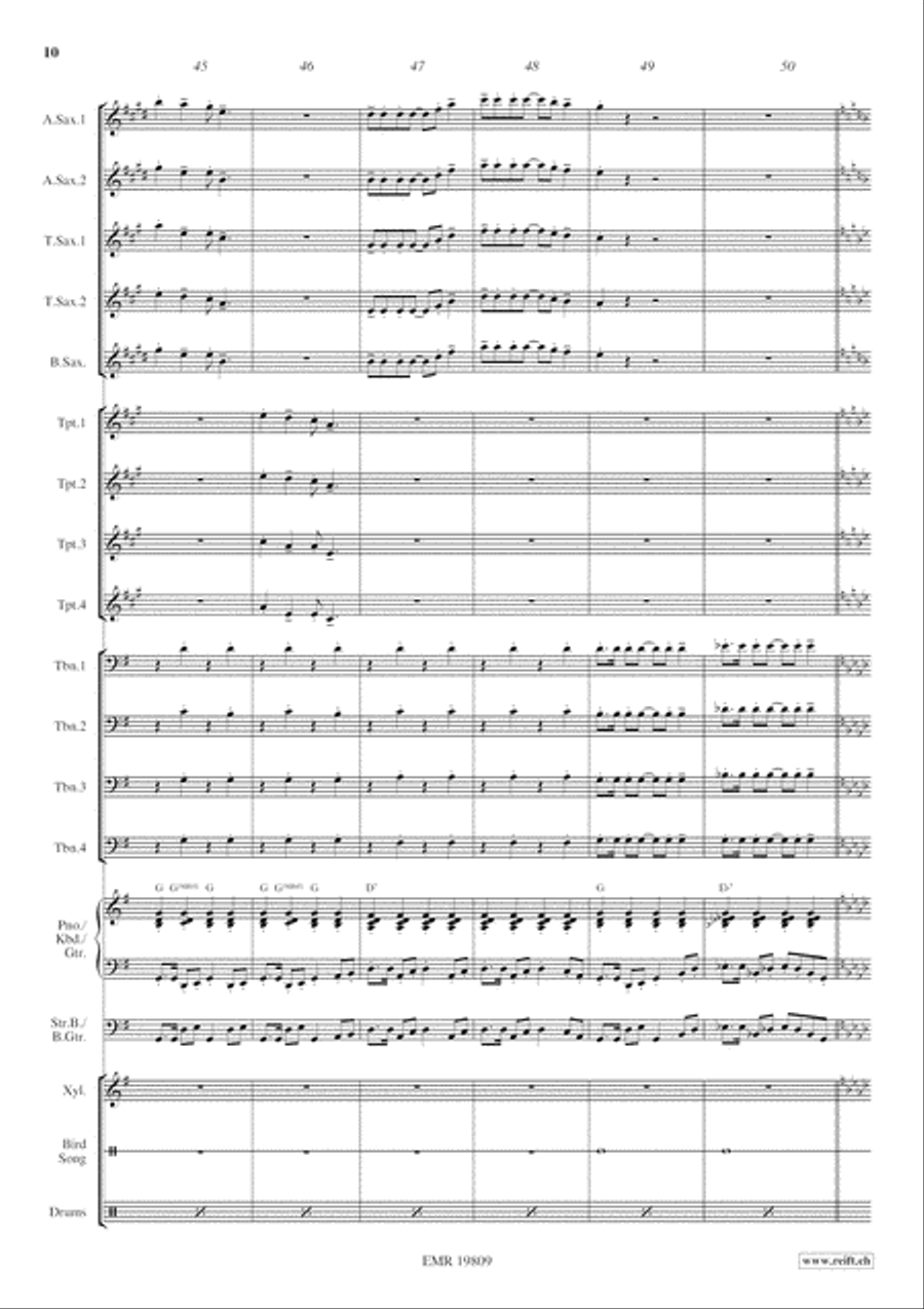 Disco Bird Disco Bird Big Band scores gallery preview page 11