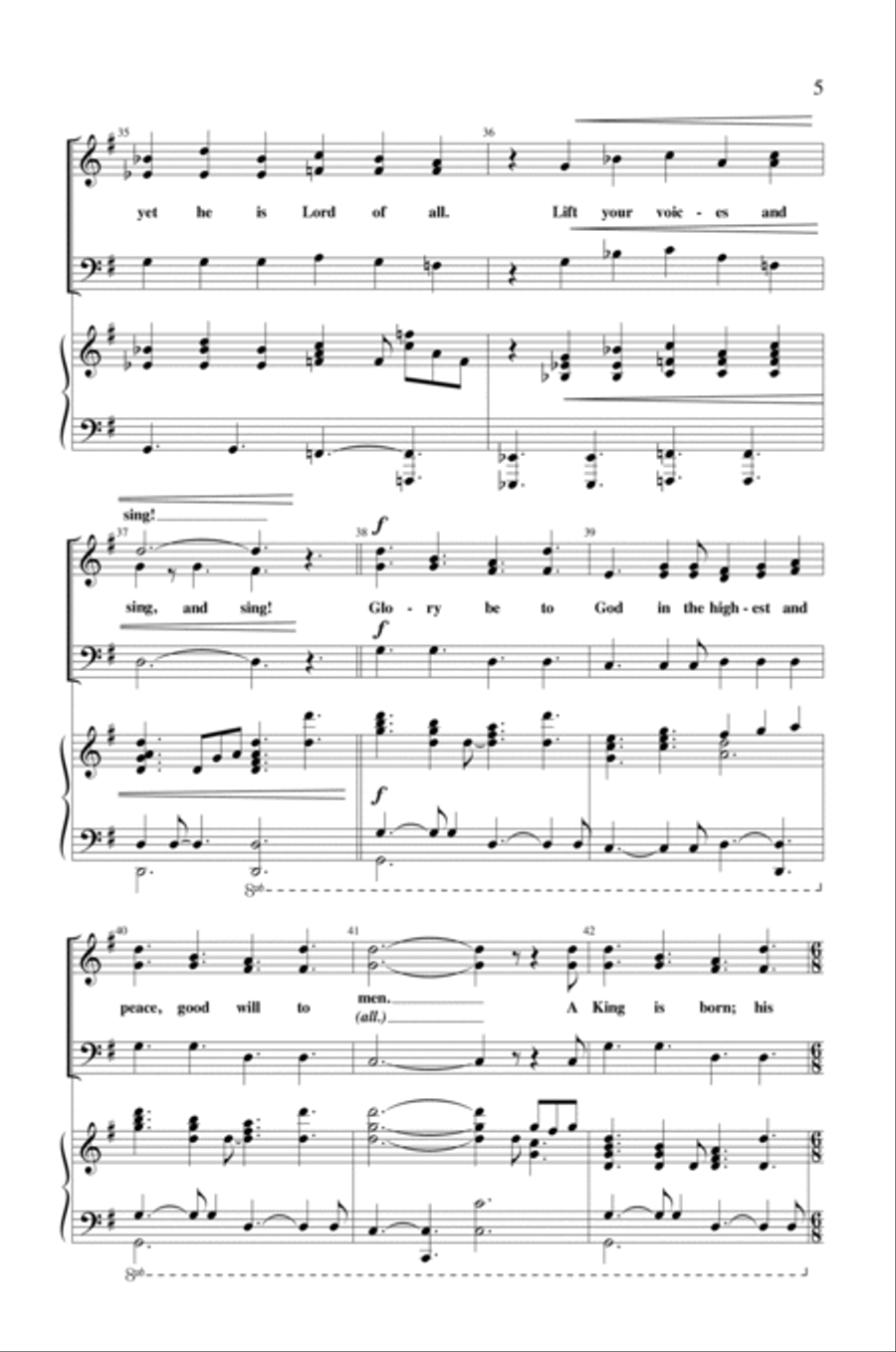 Sing Glory To The King Sing Glory To The King 3-Part scores gallery preview page 5