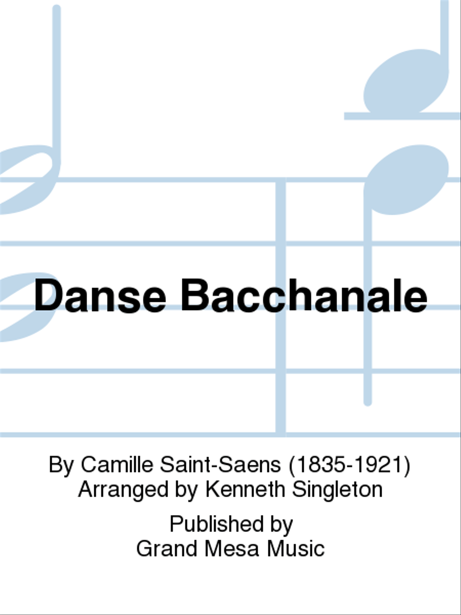Danse Bacchanale Concert Band scores gallery preview page 1