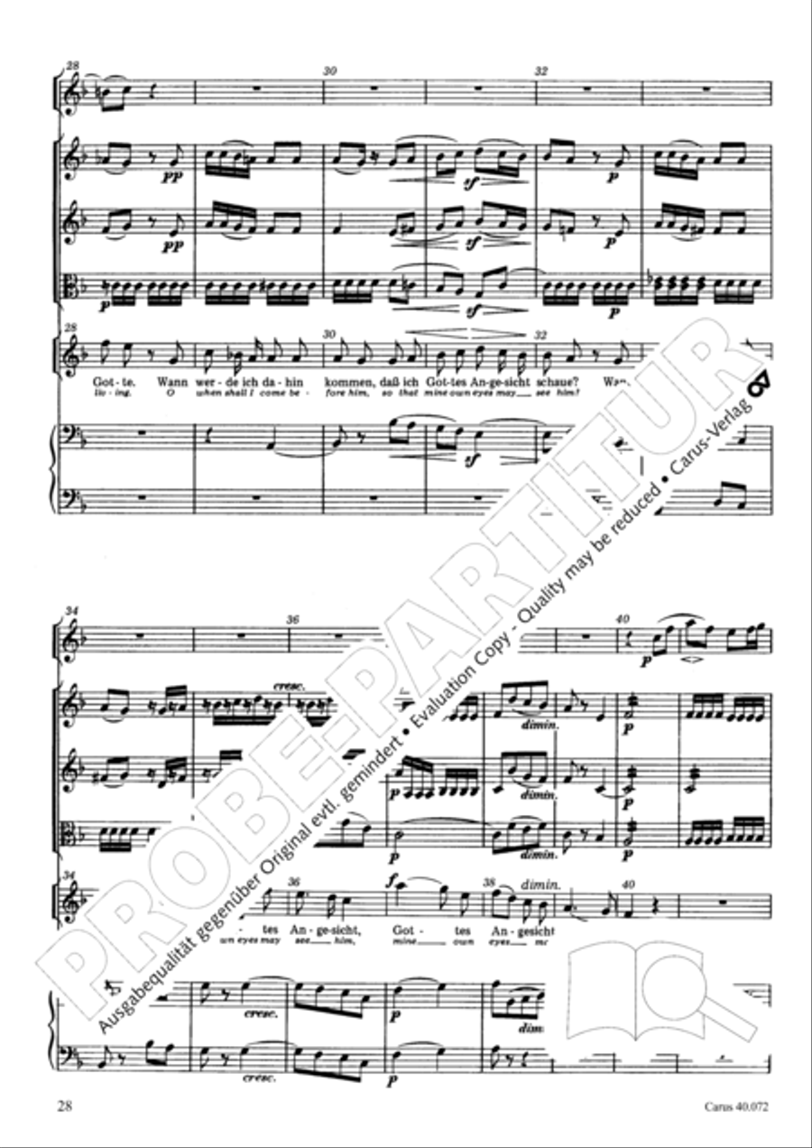 Psalm 42 Psalm 42 4-Part scores gallery preview page 28