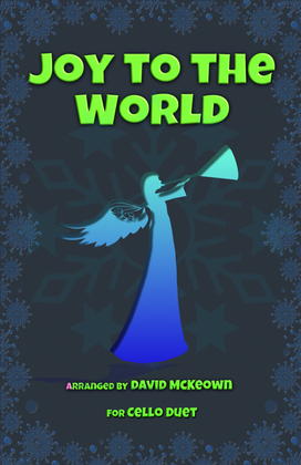 Book cover for Joy to the World, Jazz Style, for Cello Duet