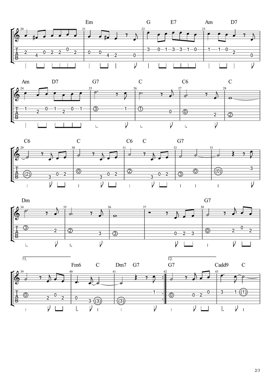 Amor (Amor, Amor, Amor) Piano scores gallery preview page 2