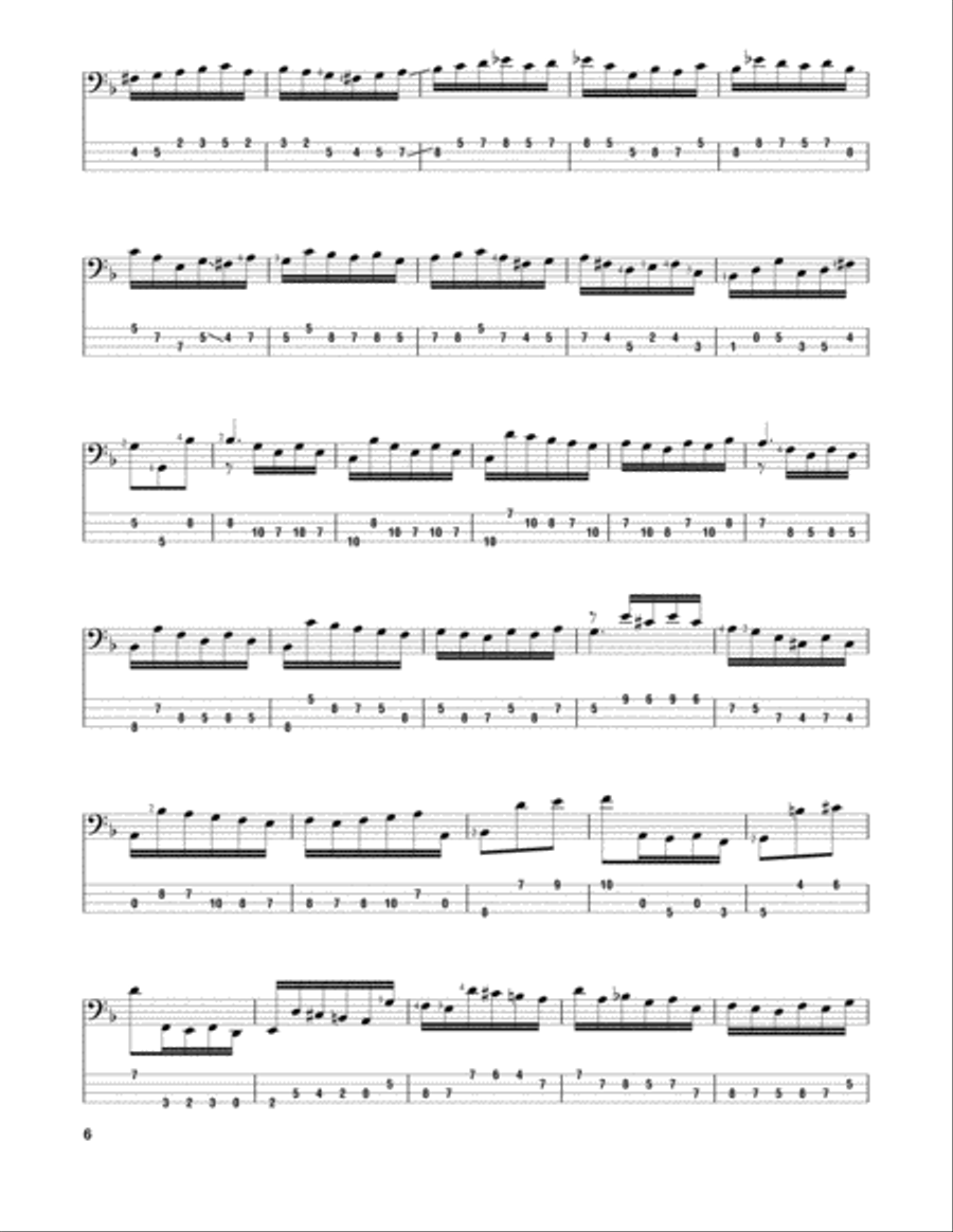 Cello Suite No. 5 In C Minor, BWV 1011 Cello scores gallery preview page 6