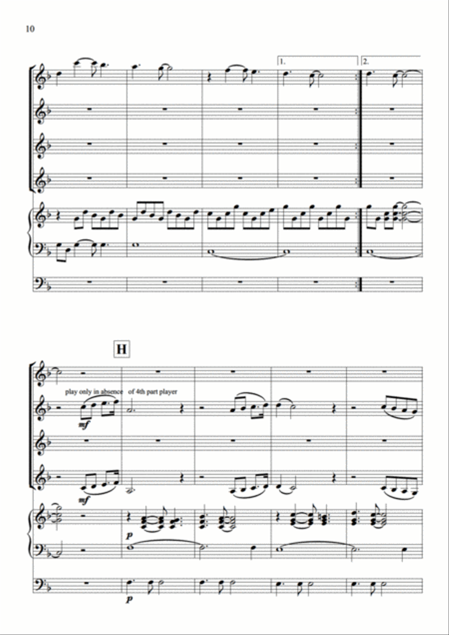 Abba Hits Abba Hits Set of Parts scores gallery preview page 8