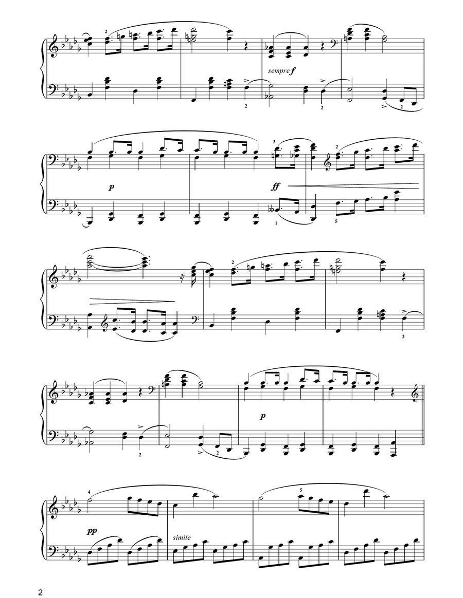 Sonata No. 2 In Bb Minor, Op.35 (Funeral March) Piano Solo scores gallery preview page 2
