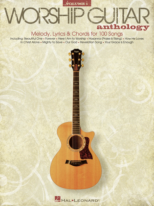 Book cover for The Worship Guitar Anthology – Volume 1