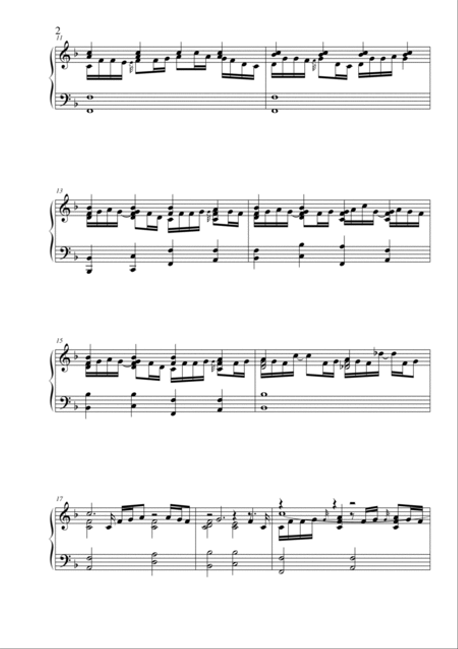 Lullaby for an Elf Piano Solo scores gallery preview page 2