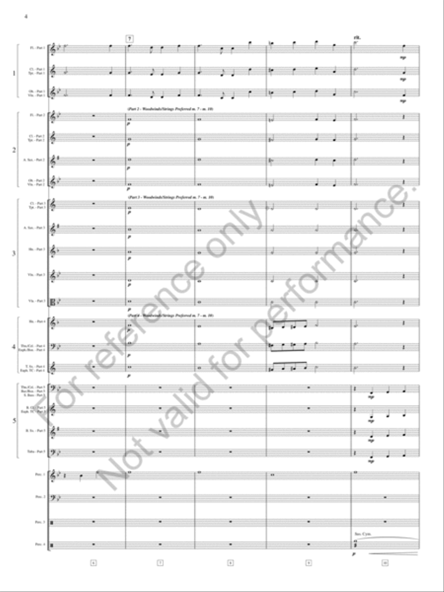 America The Beautiful Concert Band scores gallery preview page 5