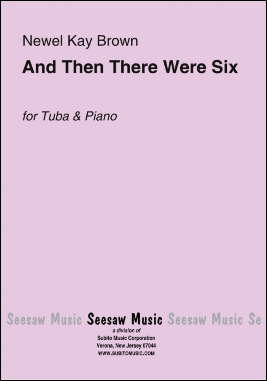 And Then There Were Six Tuba scores gallery preview page 1