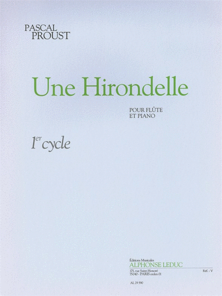 Une Hirondelle (cycle 1)