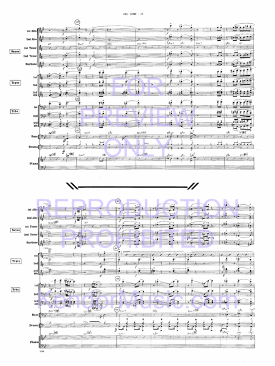 Road Time Shuffle Jazz Ensemble scores gallery preview page 16