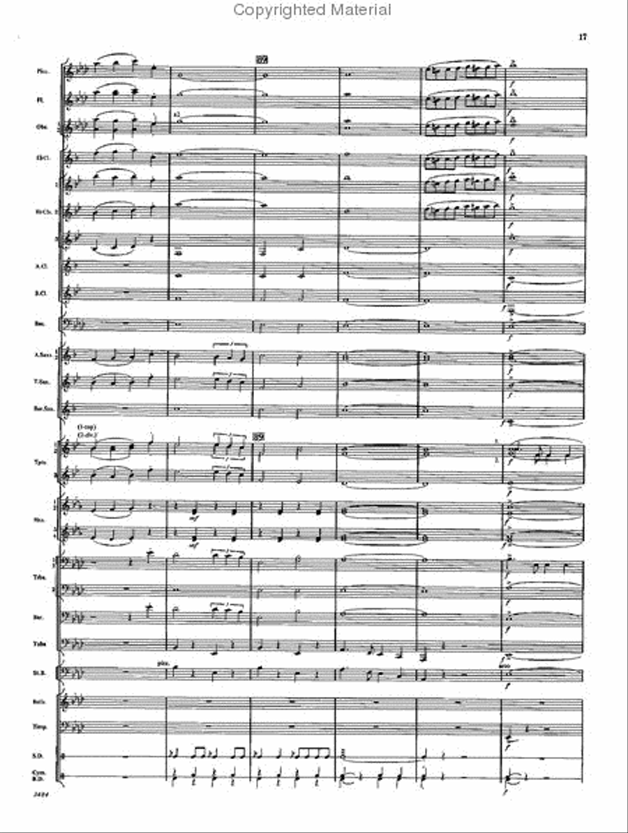 The Americans The Americans Concert Band scores gallery preview page 16