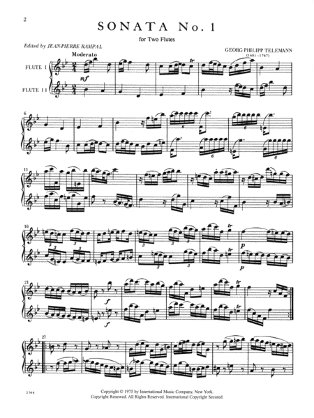 Six Sonatas, Series Ii: Volume I