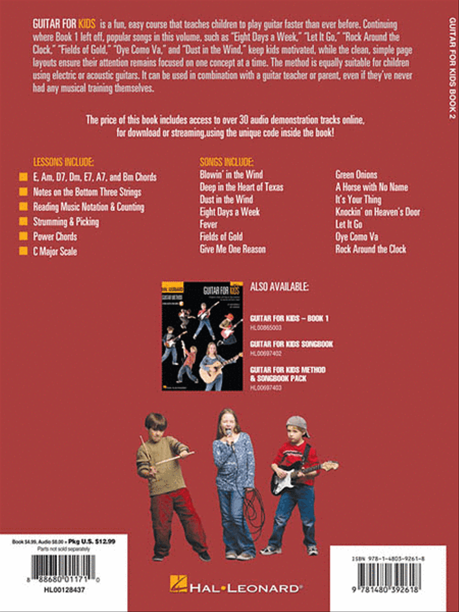 Guitar for Kids – Book 2 Guitar scores gallery preview page 2