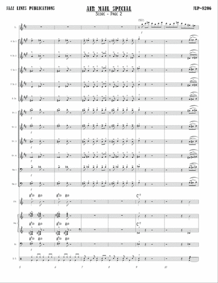 Air Mail Special Big Band scores gallery preview page 5