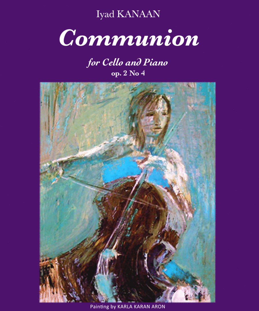 Communion for cello and Piano op. 2 No 4 Piano scores gallery preview page 1