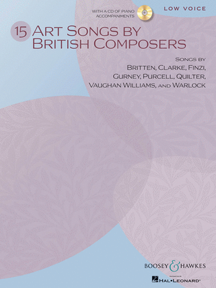 Book cover for 15 Art Songs by British Composers