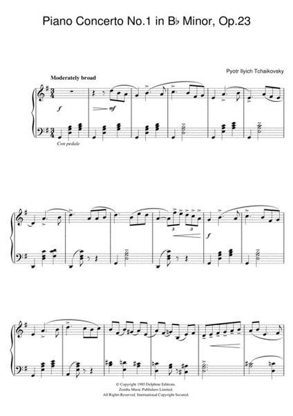 Piano Concerto No.1 in B Flat Minor, Op.23