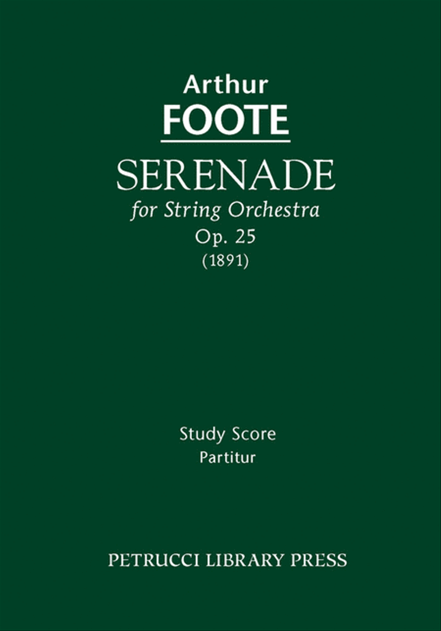 Serenade for String Orchestra, Op.25