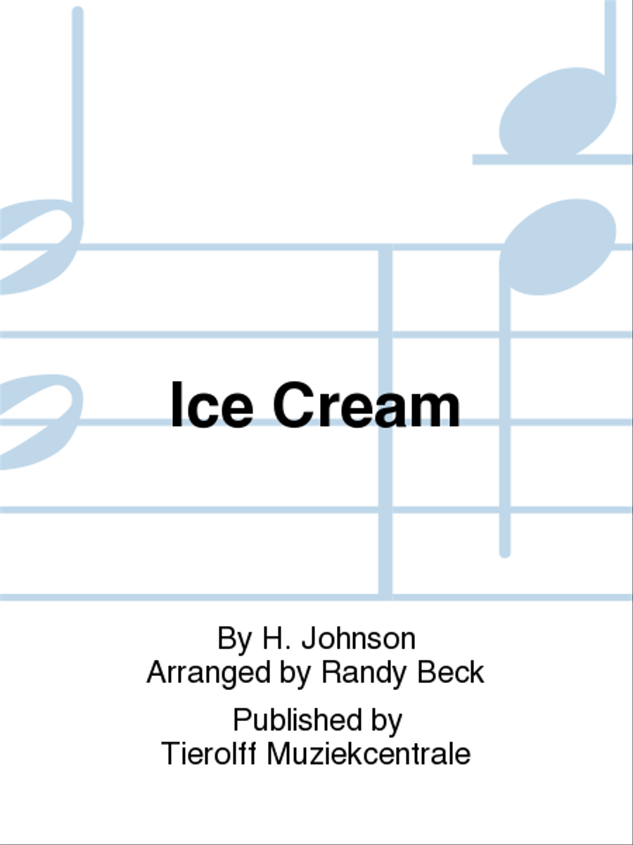Ice Cream Concert Band scores gallery preview page 1