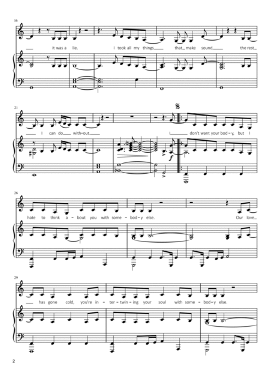 Somebody Else Voice scores gallery preview page 2