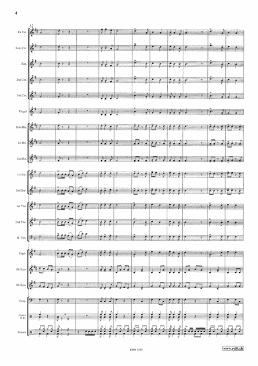 A Gospel Voyage Brass Band scores gallery preview page 5